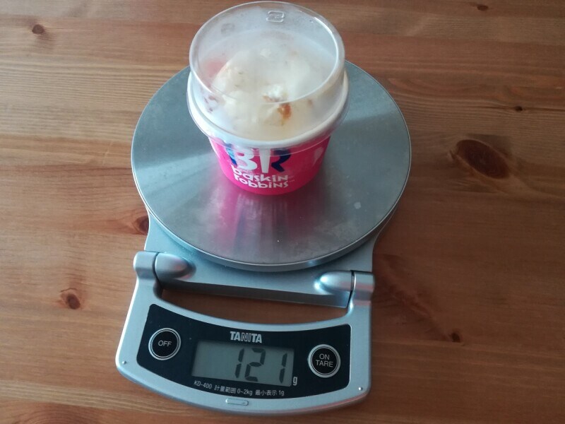 サーティワンの「キャラメルリボン」