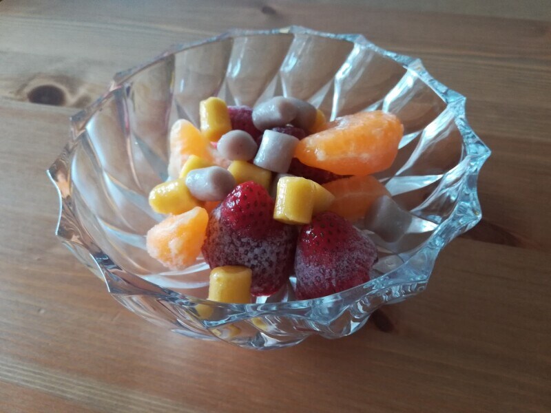 業務スーパーの「冷凍芋圓（ユーユェン）」