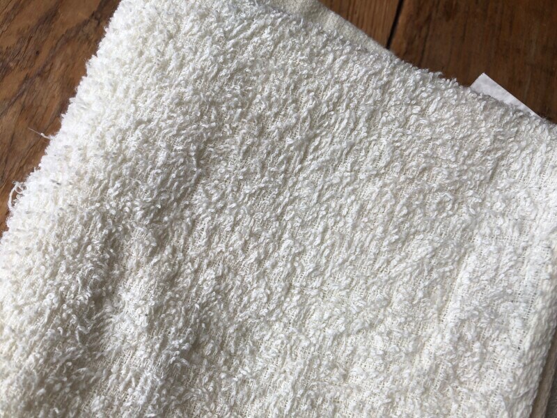 1日おきに2ヶ月ほど使ったワークマンの「フェイスタオル」