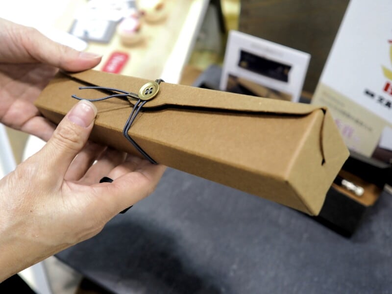 トレイになる筒箱の道具入れ1