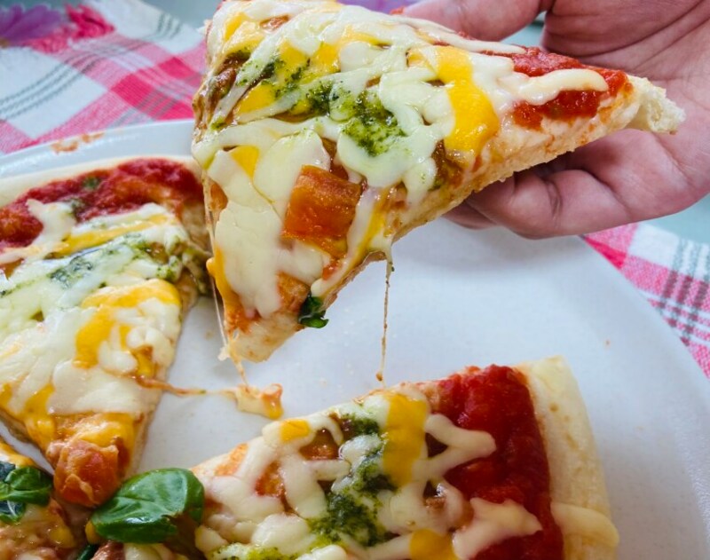 3種類のチーズの美味しさがミックス