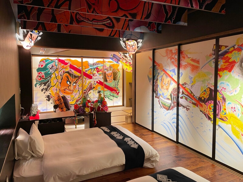 星野リゾート 青森屋「青森ねぶたの間」