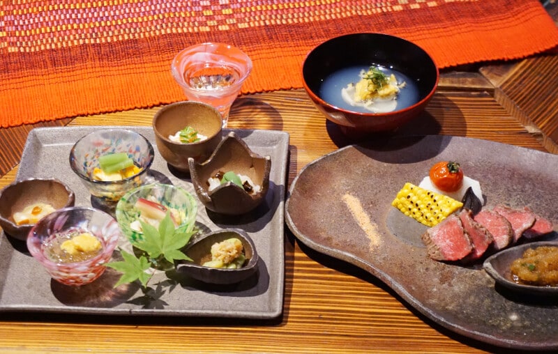 星野リゾート 青森屋 南部曲屋「七子八珍会席」