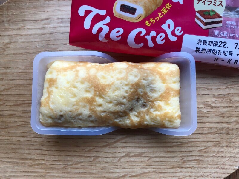 クレープ生地はもちもちしている