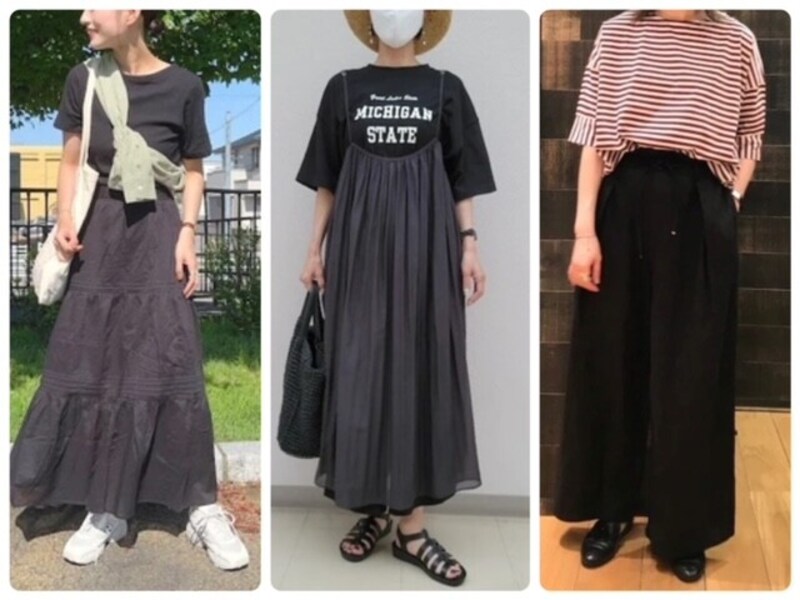 今年のブラックは スミクロ 一択 40代におすすめしたい軽やか 黒 コーデ レディースファッション All About