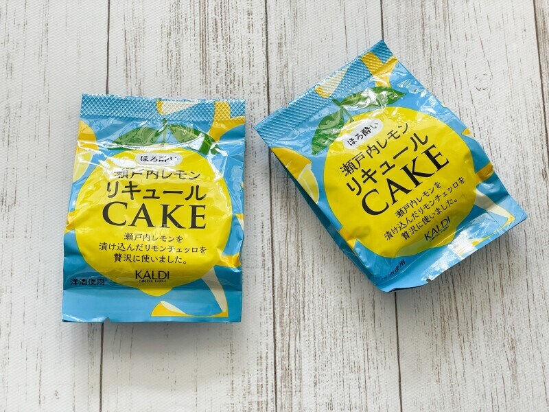 ほろ酔い瀬戸内レモンリキュールケーキ