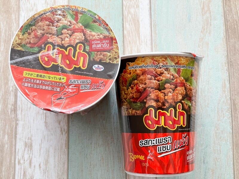 カルディの「タイプレジデント　ガパオヌードル」税込149円