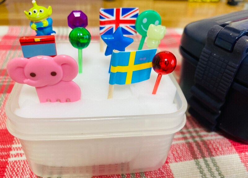 ピックの「見える収納」に便利!