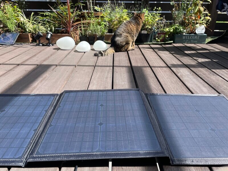 停電時に活躍するソーラーパネル