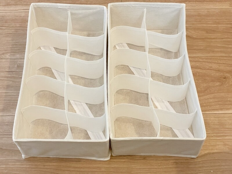 不織布10仕切り収納2個セット
