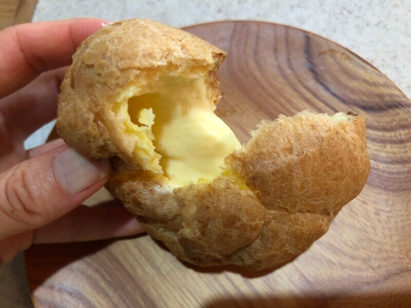 カスタードクリームがたっぷり