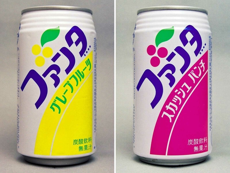 ファンタグレープフルーツとファンタスカッシュパンチ