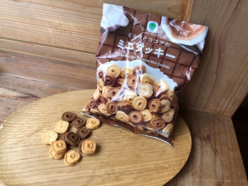 ファミマの「ミルクとココアのミニクッキー」