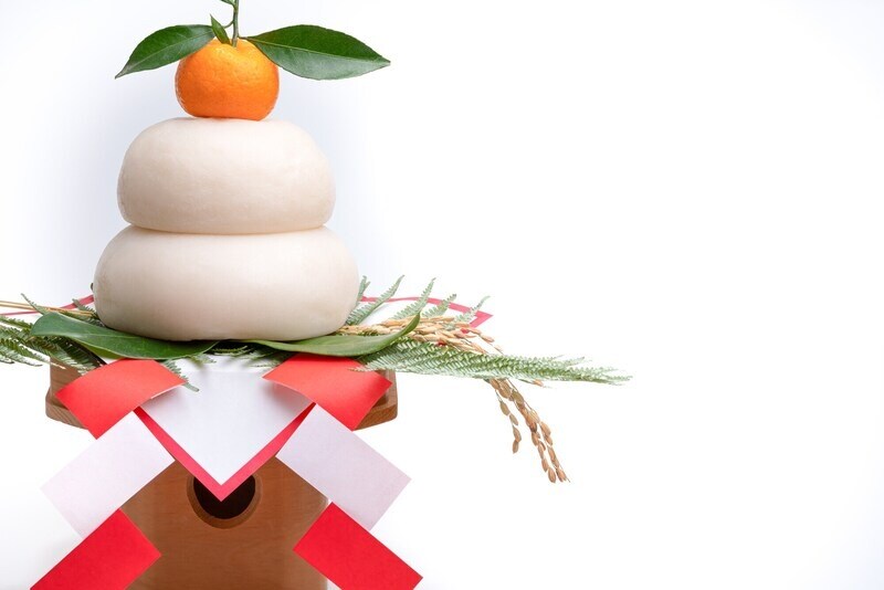 鏡餅の下に敷かれる「かいしき」