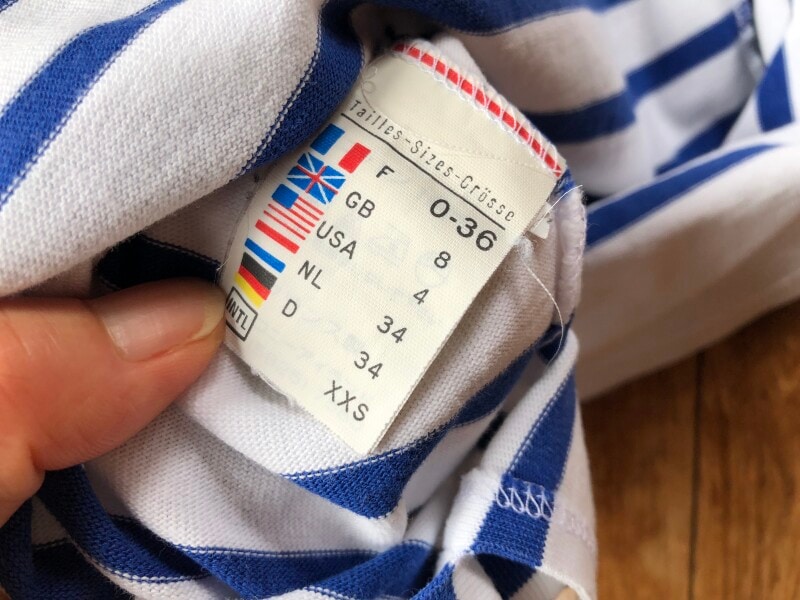 ブランドによってサイズ表記も様々