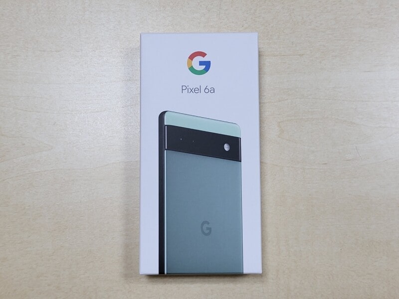Google Pixel 6aのパッケージ