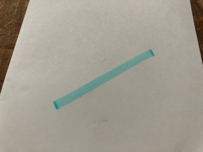 ドン・キホーテの文房具「ゼブラ マイルドライナー」の色は少し薄め