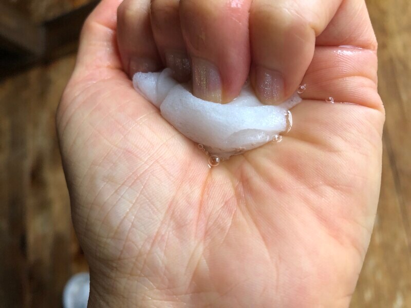 ドンキの500円パック「THE STEM CELL」は使った後もまだまだ美容成分が残っている