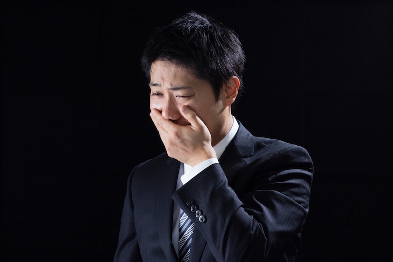 「男らしい」人が静かに流す涙