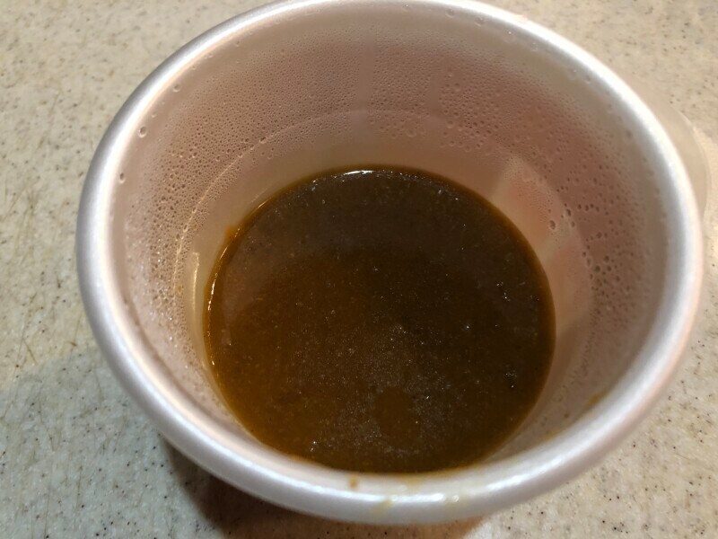 ほっともっとの「カレー　ルーのみ」