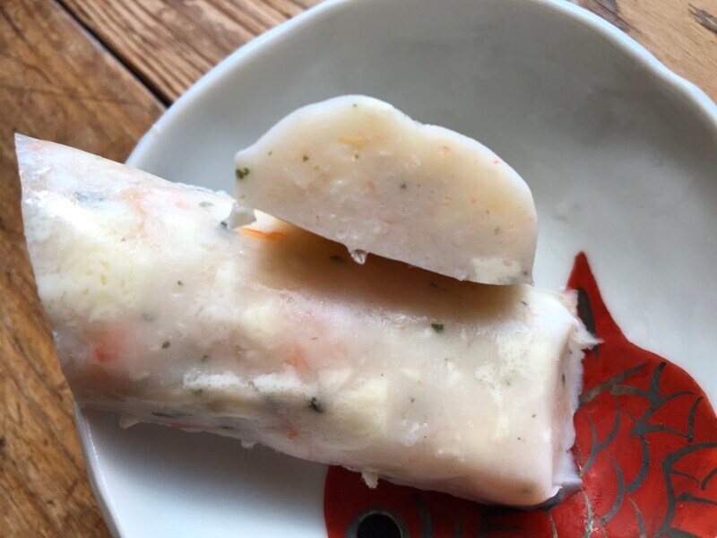 ぷりっとしたエビが入っている