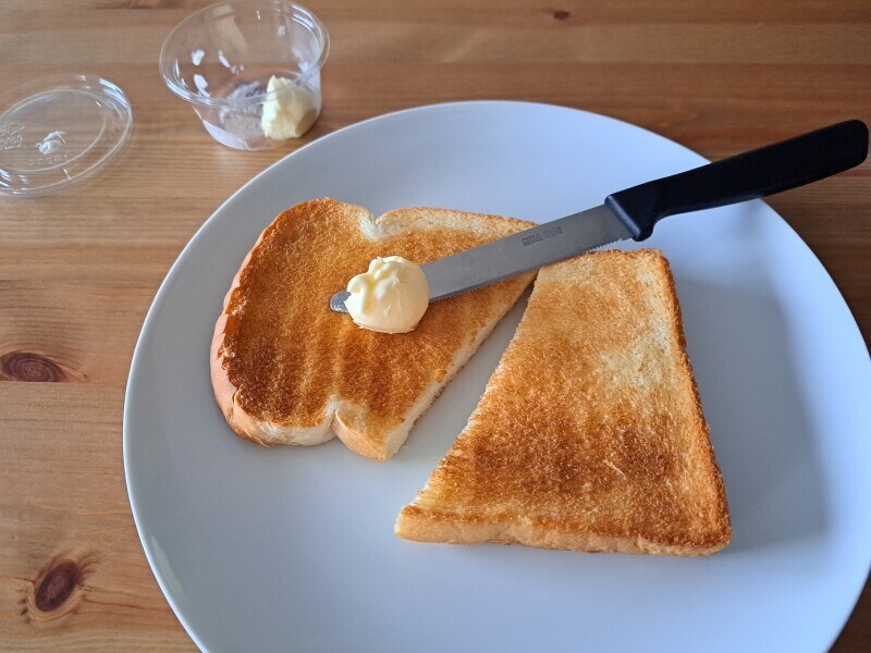 コメダ珈琲の「小倉トースト」