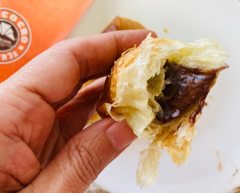 チョコの溶け具合によって風味が変わります。