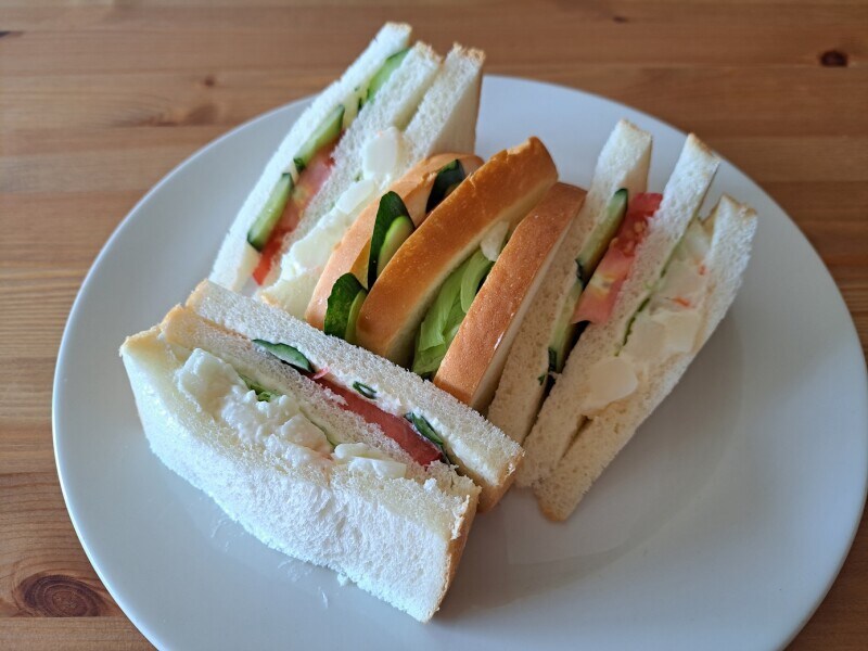 コメダ珈琲の「ポテサラサンド」