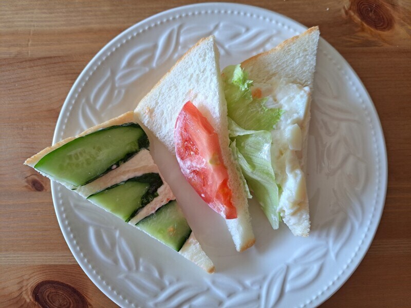 コメダ珈琲の「ポテサラサンド」