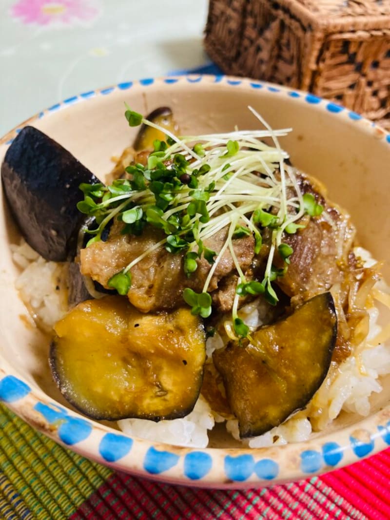 野菜を加えて「ヘルシー丼」に!