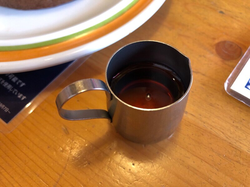 コメダ珈琲の「クロネージュ」はシロップつき