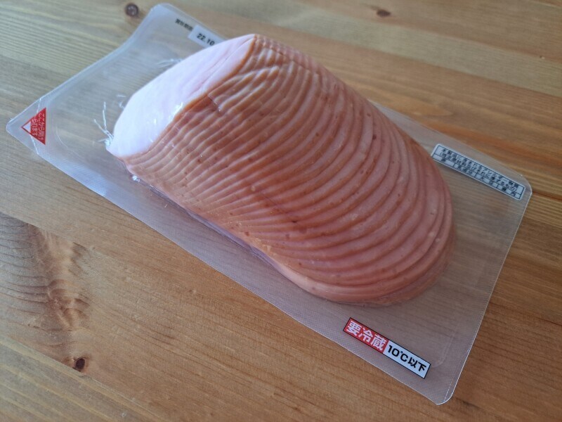 業務スーパーの「ロースハムスライス 500g」