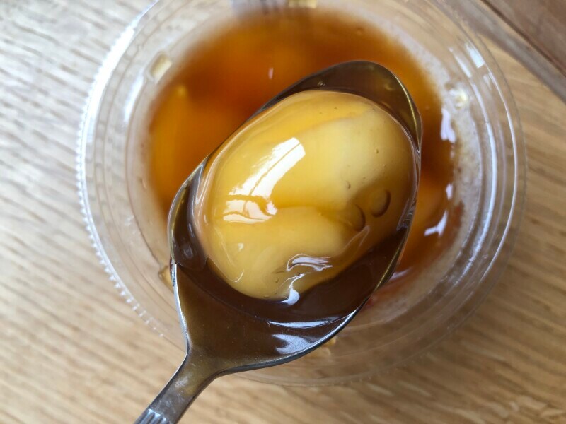 セブンイレブンの「冷やしみたらし団子」のお団子は柔らかい！