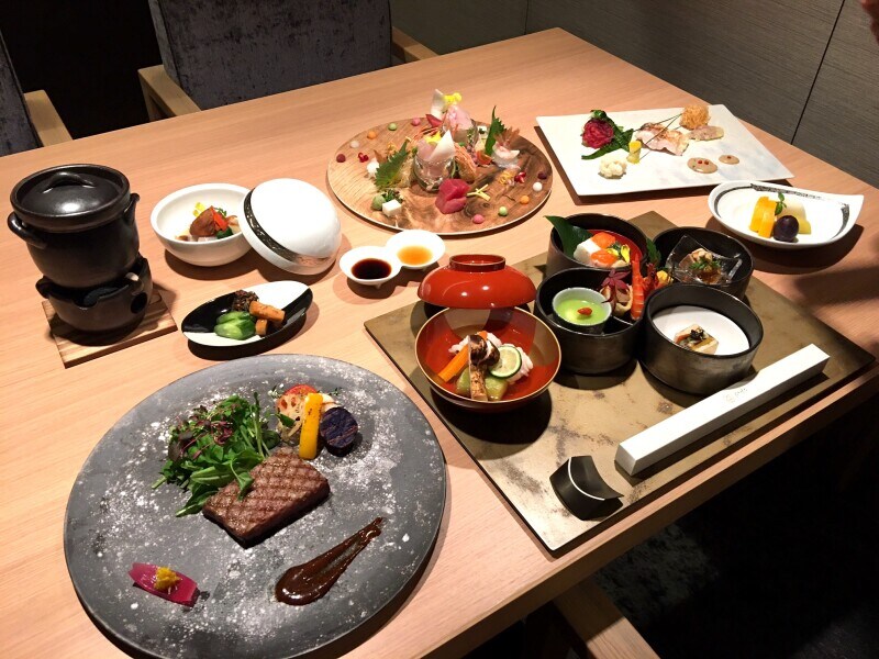 モダン懐石の夕食