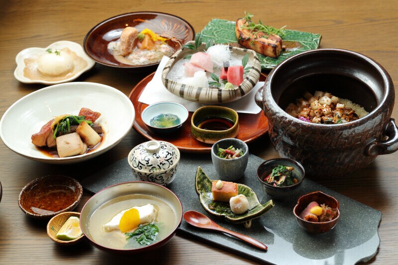日本料理のコース例
