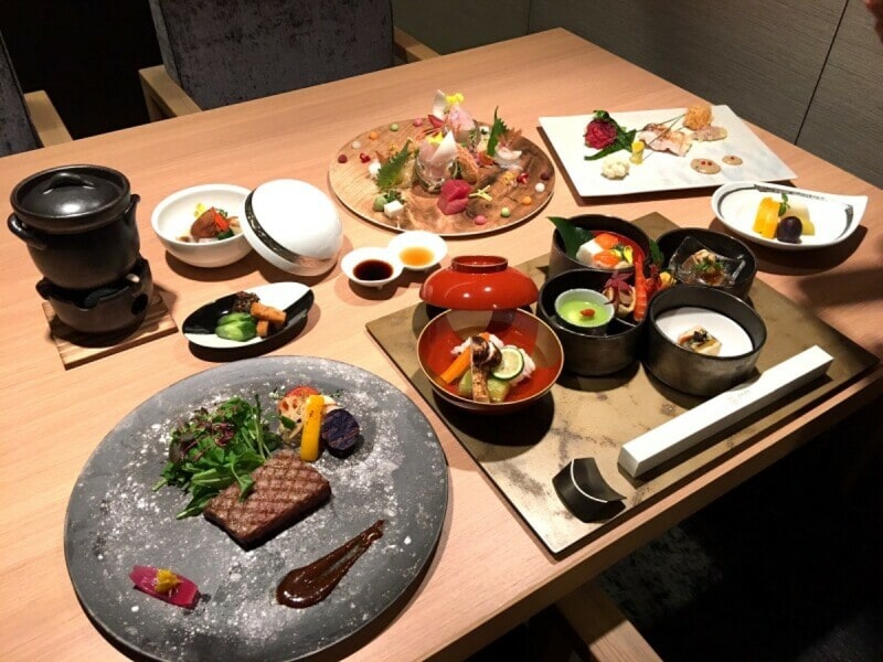 モダン懐石の夕食