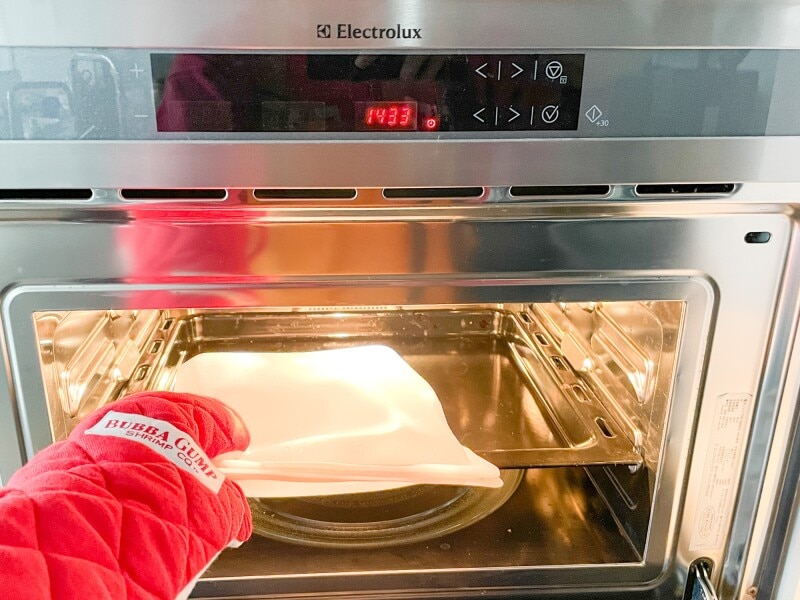 オーブンでのシリコンバッグ利用例