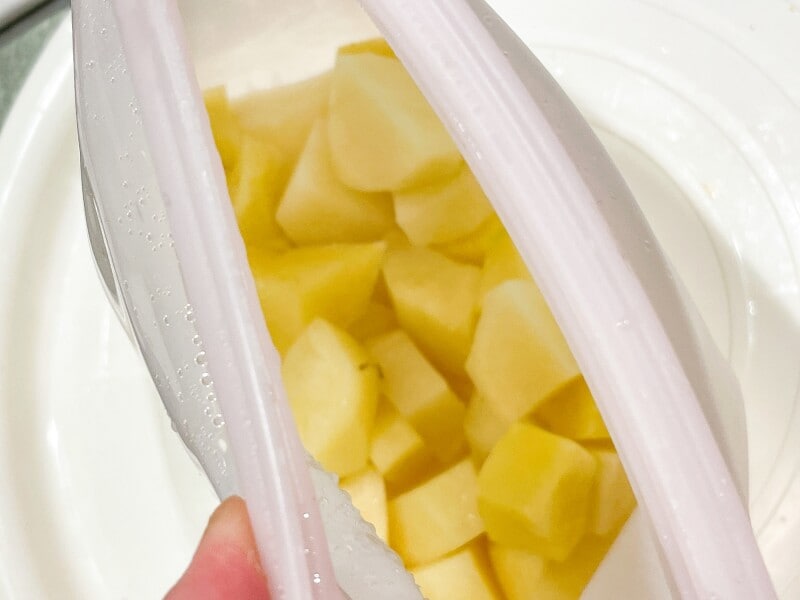 シリコンバッグレシピ　ポテトサラダ