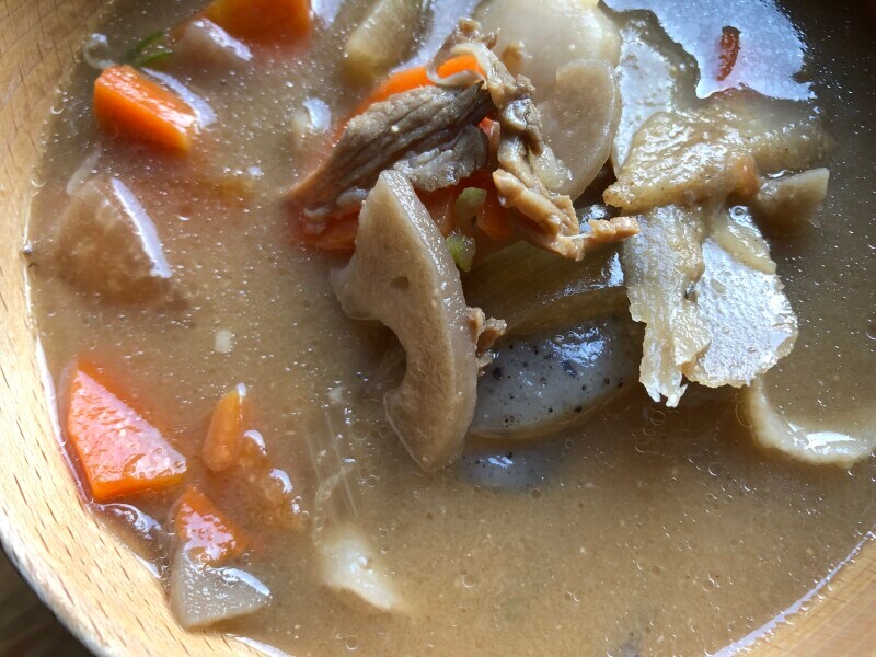 れんこんやこんにゃくも入っている