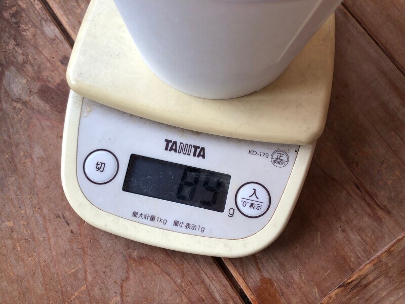 吉野家の「肉だく」は89g