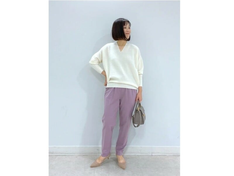 デコルテの開き具合やボトムスの形など、今の体型にベストなシルエットを見つけて 出典:WEAR