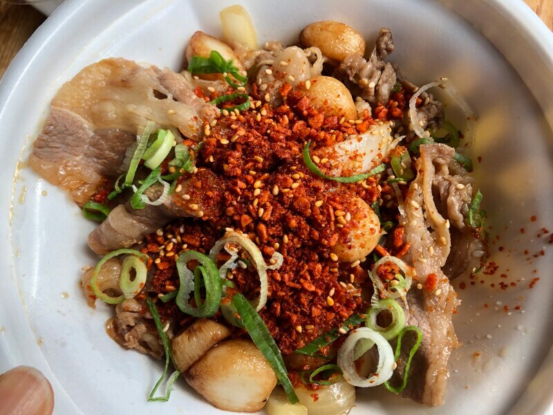 ガーリックと唐辛子を合わせた特性フレーク