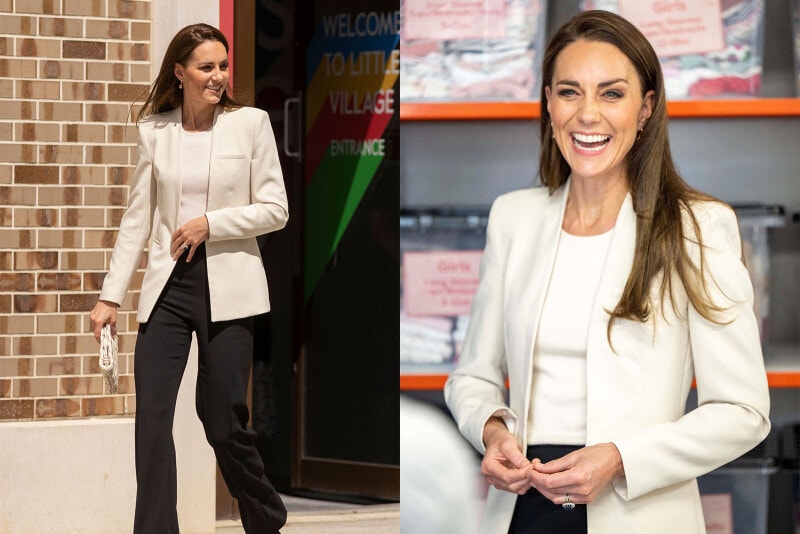 幅広いシーンに対応できるきれいめコーデ(写真:REX/アフロ、代表撮影/ロイター/アフロ)