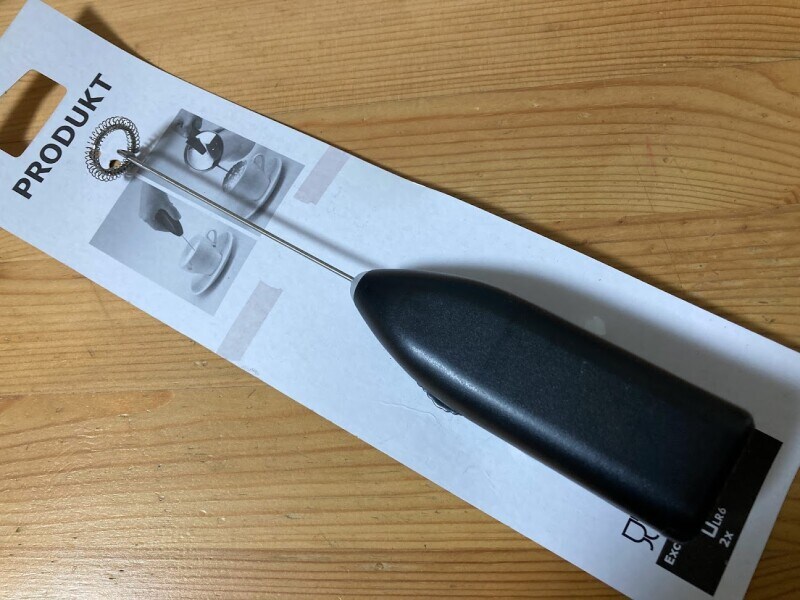 IKEAなどで入手可能なミルク泡立て器