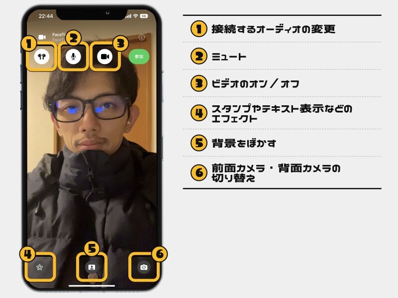 iPhoneで無料通話をする方法