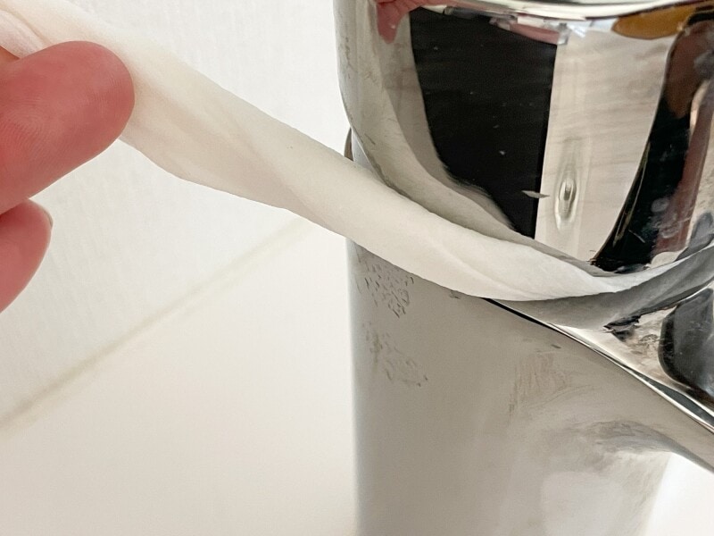 水回りの掃除にダイソー　洗えるキッチンタオル