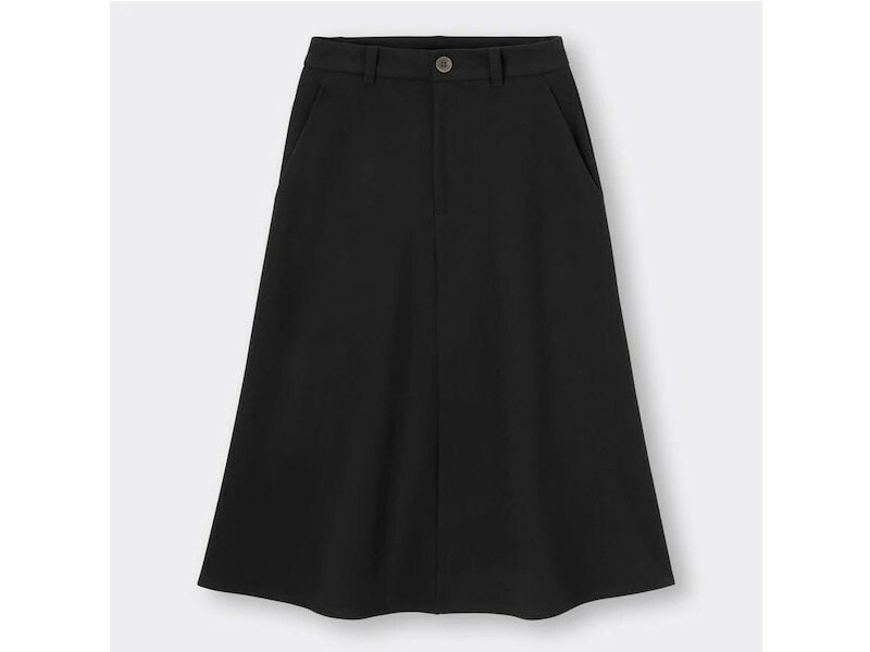 ジーユー　起毛フレアミディスカート　1990円（税込）※一部店舗およびオンラインストアのみ販売