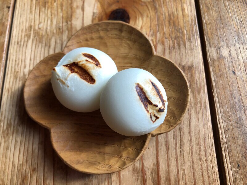 焼くだけで香ばしくなる「焼きずんだ餅」