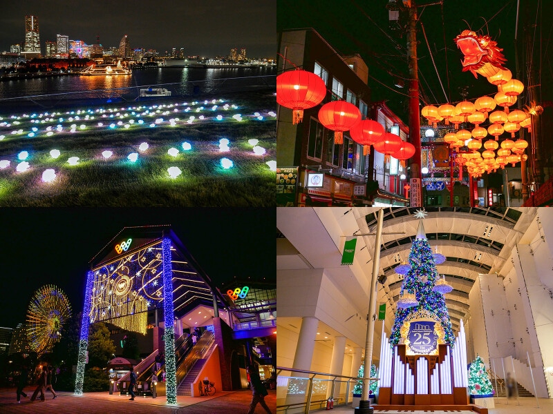 2022年の横浜観光地のイルミネーションが続々点灯！