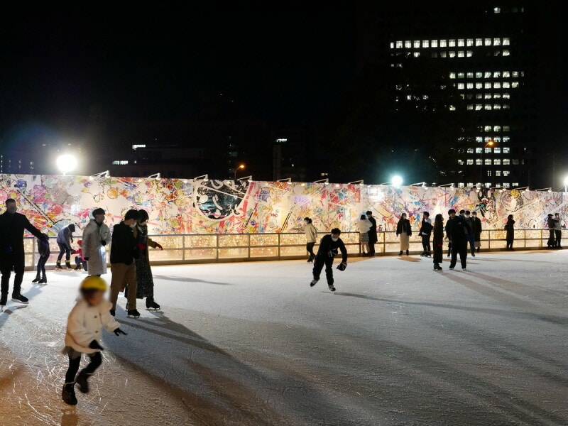 今回のアートリンク in 横浜赤レンガ倉庫は「DANCE WITH GHOST」がテーマ（2022年12月3日撮影）